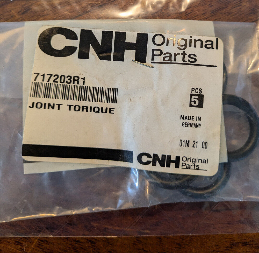 New CNH Lot of 5 Case IH 707220R1 O-RING,SAE 222,BUNA-N (NITRILE) New Holland