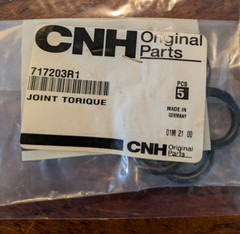 New CNH Lot of 5 Case IH 707220R1 O-RING,SAE 222,BUNA-N (NITRILE) New Holland
