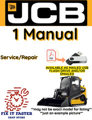 JCB 260 T SKID STEER LOADER SERVICE REPAIR SHOP MANUAL PDF USB