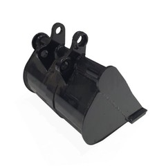AGT 15in Toothless Bucket without Tooth For 1ton 2ton Mini Excavator Attachment