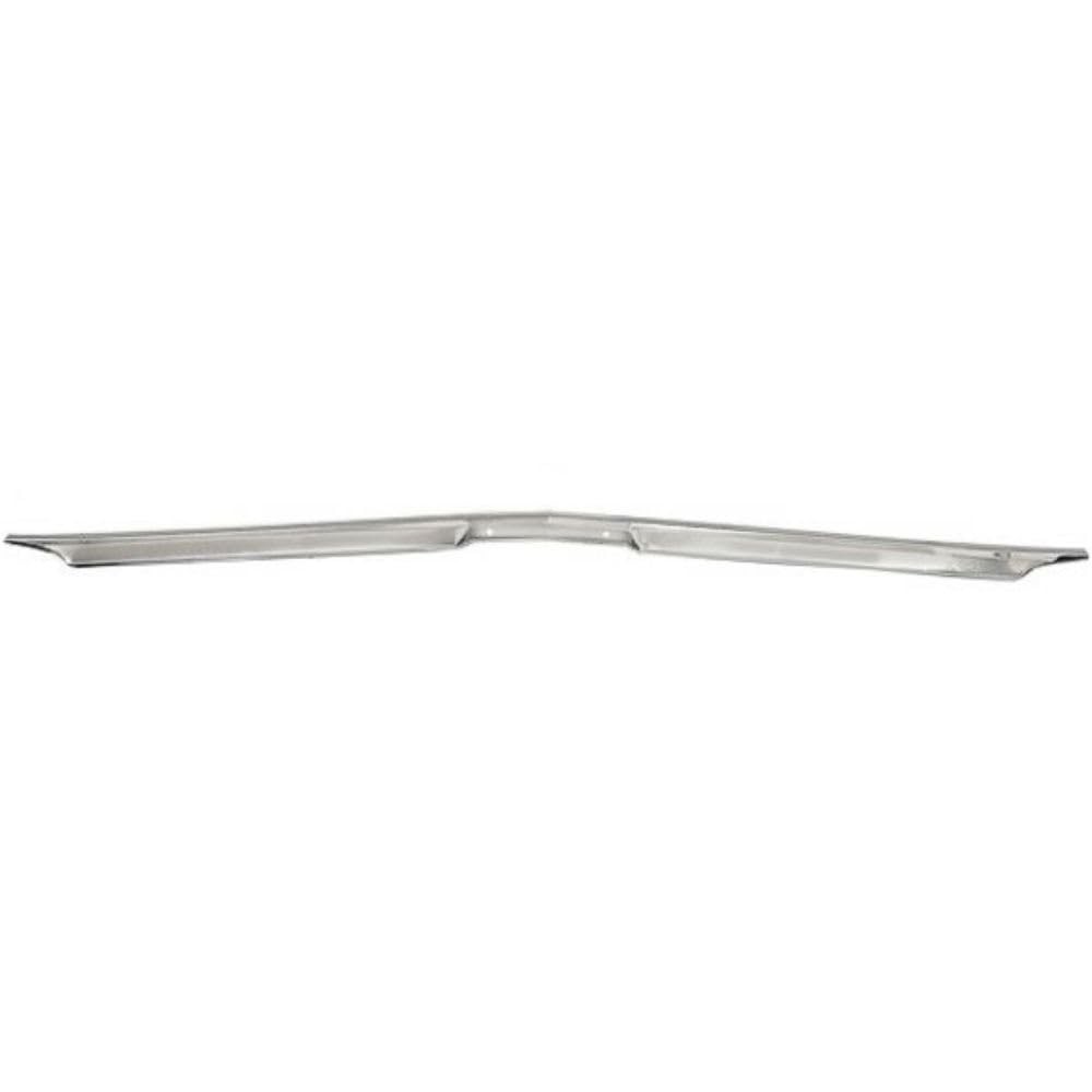 Polished Aluminum Hood Molding Assembly for Chevy II 1968 Nova 1969-1972
