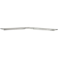 Polished Aluminum Hood Molding Assembly for Chevy II 1968 Nova 1969-1972