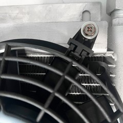 For H12/QH12 Mini Excavator Attachment Radiator Plus Hydraulic Oil Cooler Fan US