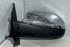 Left Driver Side Mirror Power Heated Chrome Fits 07-13 Chevy Silverado GMC