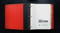 Detroit Diesel In-Line 71 Engines Maintenance Manual 1971 Service GM