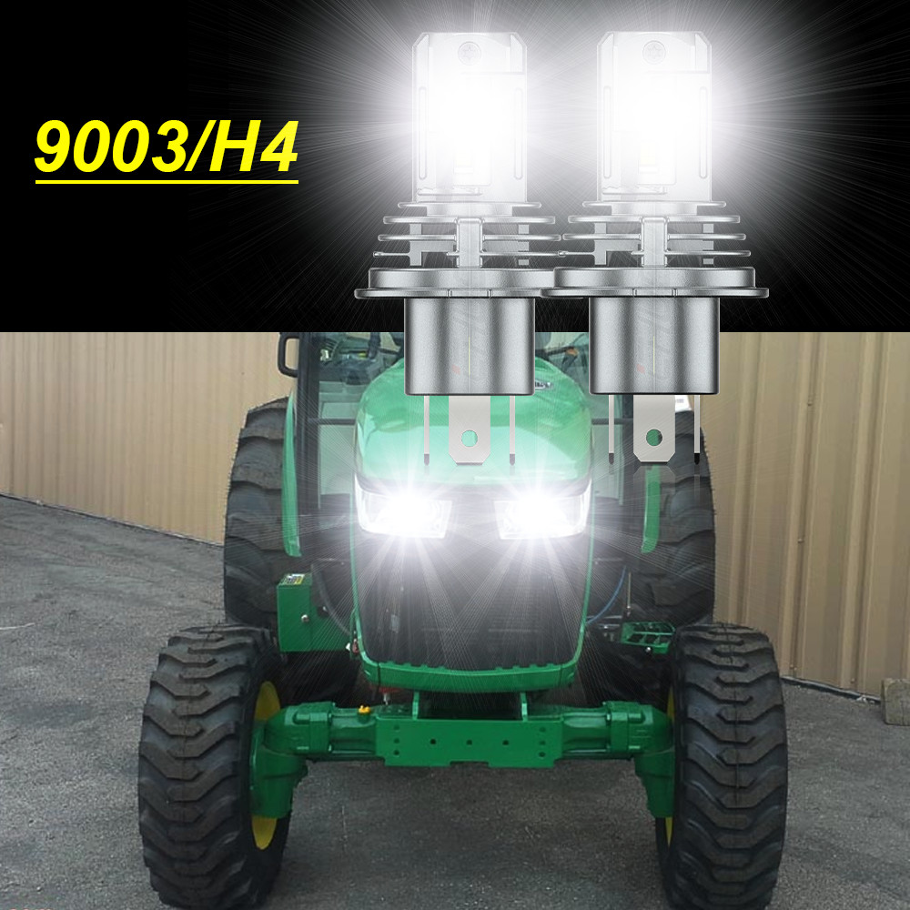 2 Ultra Bright Hi/Lo LED headlight bulbs for Deere 6220, 6120L, 6220L, 6215 6415