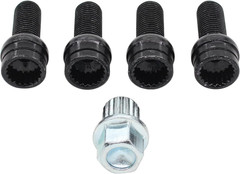 M14 x 1.5 Antitheft Wheel Bolts Lock Lug Nut with Key for VW Golf Jetta