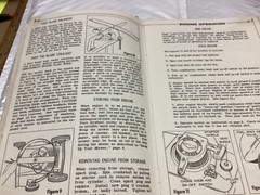 1955 Lawn-Boy Owners Manual Model C10 Iron Horse Engine 18” & 20”