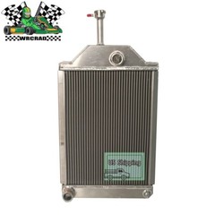 2-Rows Aluminum Tractor Radiator Fit Massey Ferguson 255 Diesel OE# 531982M94