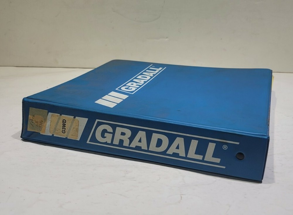 1998 GRADALL G3W Wheeled Excavator Parts Manual Book Catalog Spare List digger