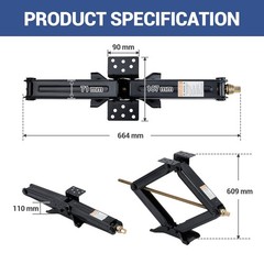 Garveetech Camper Trailer Stabilizer Leveling Scissor Jacks Set Of 4Car Scissor