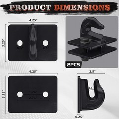 Versatile Grab Hooks for Tractor, Truck, RV – Heavy Duty, Rust Resistant, 2 Pack