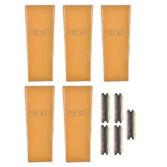 5 Pack Bucket Teeth with Flex Pins Metal Use with Any 23 & 230 Series Adapters