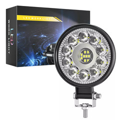 Fit Ford Tractor 2N9N 8N 600 800 NAA 310066F LED Headlight Round LED Work lights