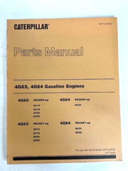 CAT Caterpillar 4G63 4G64 Gasoline Engines Lift Trucks Parts Manual 98715-40020