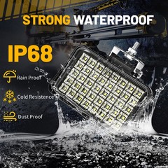 2x Powerful New 6X4 LED Work Light For Truck Flood Light 12V 24V Tractor lights