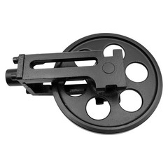 For Mini Excavator Accessories ISDZJL-H12 Front Idler Track Idler Wheel Assembly