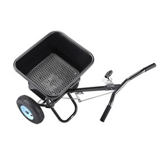 VEVOR Walk-Behind Broadcast Spreader 100LB 0-9.8ft Spreading Width Fertilizer