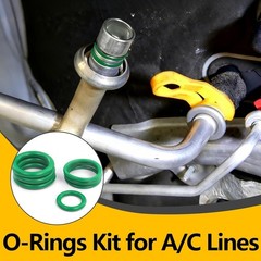 485 Pc Metric AC O Ring Kit R12 R134A Car Air Conditioning Seal Set Green