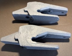 Excavating Bucket Tooth Adapter UNI-Z Size 1 Weld On (QTY 2) Heavy Equipment