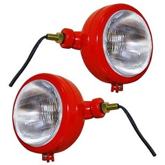 David Brown 700 800 900 1200 Apsmotiv Red Headlights set Assemblies 12v Bulbs