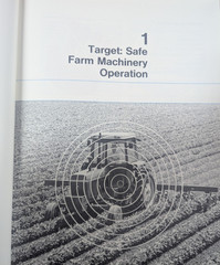 John Deere FMO Agriculture Machinery Safety Book Vintage 1974