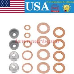 Injector Seal Kit With Heat Shield 19077-53650 Fits Kubota D1105, 3 Cylinder USA