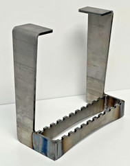 [SR] 12″ Drop 12″ Wide Weld-On Steel Step 1/4″ Thick Excavator Harvester Loader