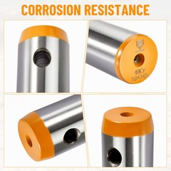 2 Packs Excavator Universal Bucket Pin 50mm X 345mm 2Pin For Excavator