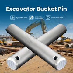 1 Pair of New Mini Excavator Bucket Pins 35mm X 225mm