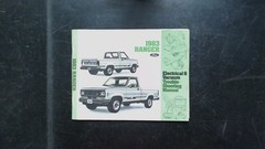 Ford Ranger Electrical Vacuum Troubleshooting Manual 0330-524-83 1983 Wiring