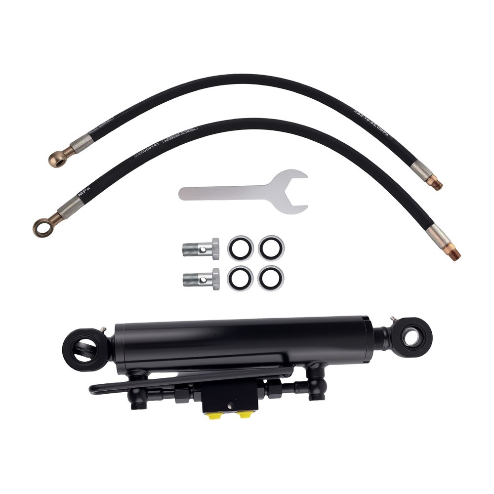 Hydraulic Top Link 16 1/8-22 7/16”with Locking Block Inc.2 Hoses for Tractors