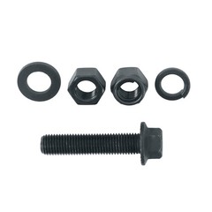 2 Pack Tractor Bucket Hooks with Tie down Ring, Grade 70 Forged Steel Black