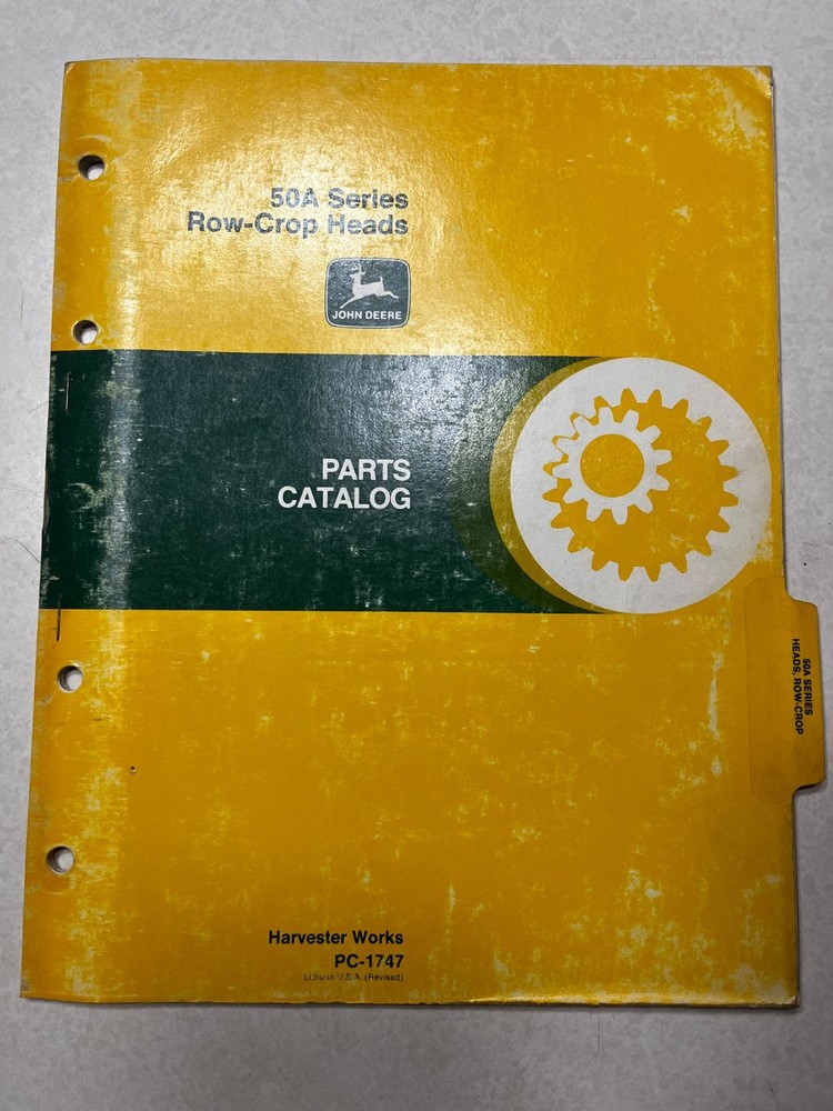John Deere 50A Series Row-Crop Heads Parts Catalog