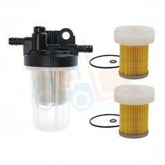 Fuel Filter Assembly & 2pcs Filter For Kubota B-Series 6A320-58862 6A320-58830