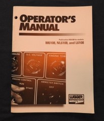 NORTHERN LIGHTS LUGGER M6108 NL6108 L6108 DIESEL GENERATOR SET OPERATORS MANUAL