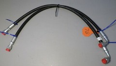 QTY 1 AW34545 John Deere Hydraulic Hose 08 ORFS Fittings 36 inch long 3/8 Hose