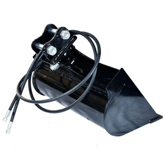 600mm Tilting Bucket 1Ton Mini Excavator Hydraulic Attachment US Stock Brand New