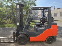 2020 Toyota 8000 LB Forklift With Side Shift and 2 Stage Mast
