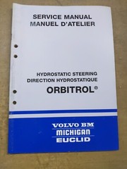 Volvo BM Michigan Euclid Hydrostatic Steering Orbitrol Service Manual