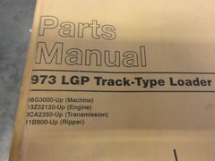 Caterpillar 973 LGP Track Loader Parts Manual SEBP2394-01 1998