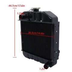 Aluminum Radiator For Kubota B6100 B7100 B6100HST-E B7100HST-DT 15553-72060