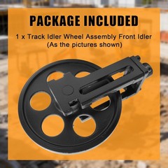 For Mini Excavator Accessories ISDZJL-H12 Front Idler Track Idler Wheel Assembly