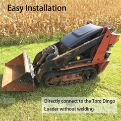 1/4″ Mini Skid Steer Plate Quick Attach Mount Plate For Toro Dingo Ditch Witch