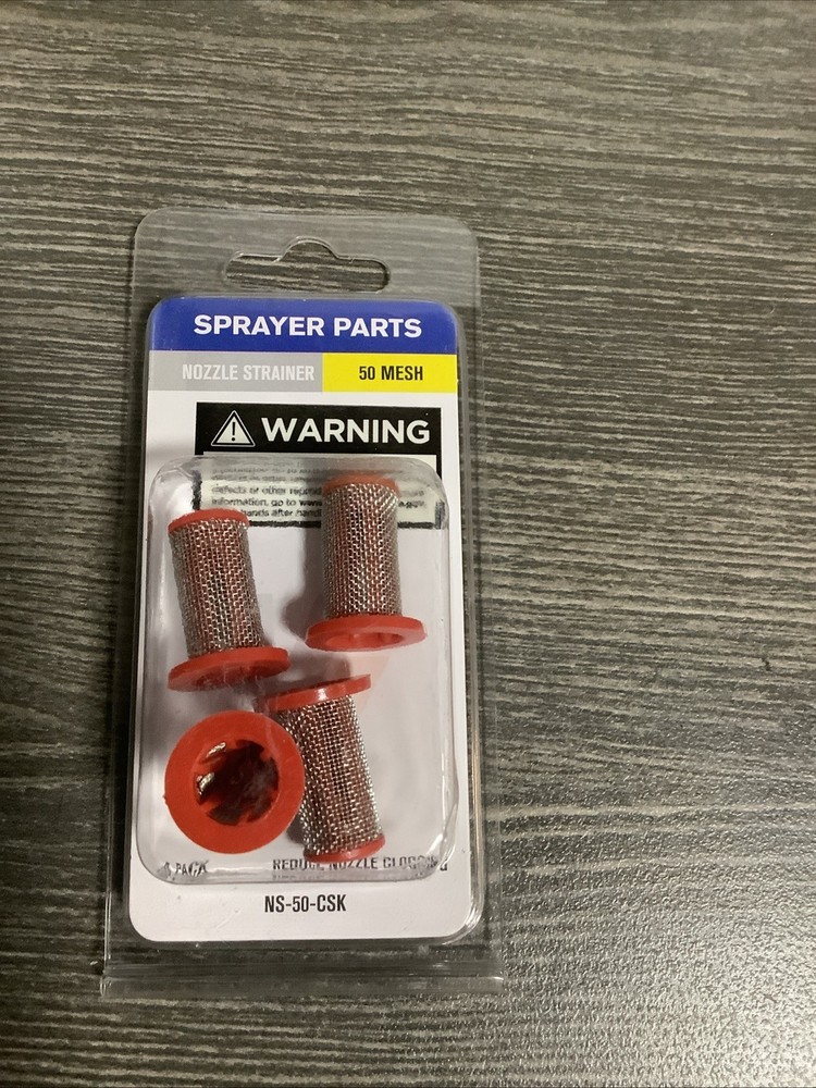 Sprayer Parts Nozzle Strainer 50 Mesh, NS-50-CSK, 4 Pack Valley Industries