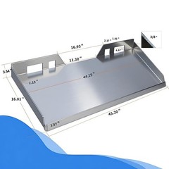 3/8″ Quick Tach Attachment Mount Plate Skid Steer Hitch Steel Front Loader Plate