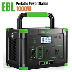 1000W Power Station Portable 999Wh Generator for Solar Outdoor Trips Camping NEW