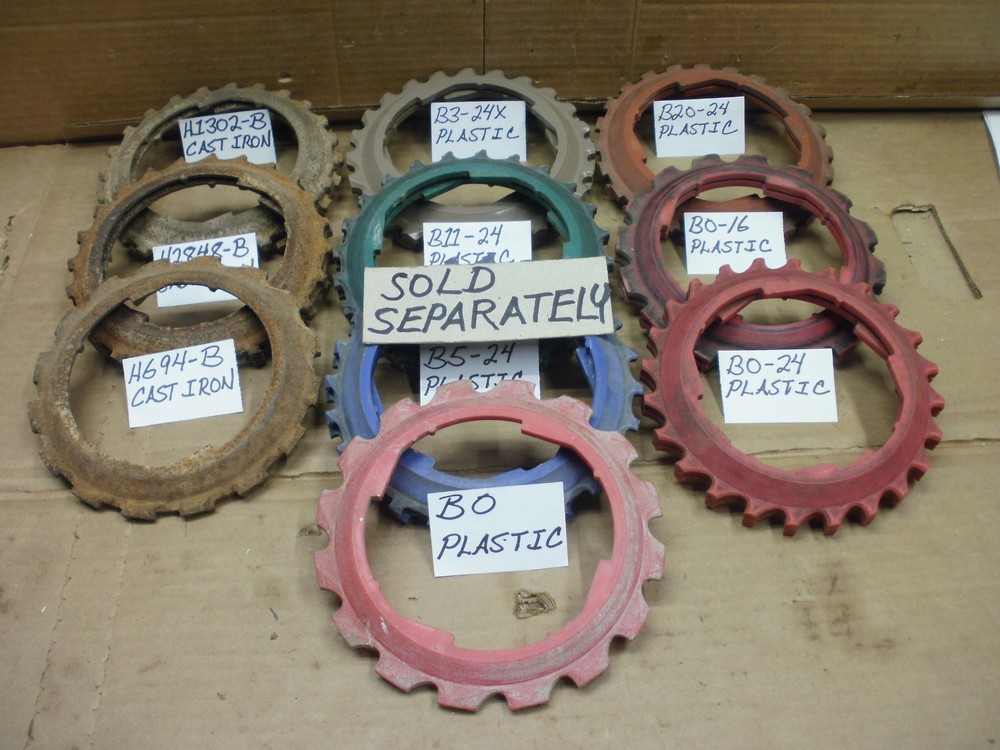 John Deere Planter Plates, Cast Iron & Plastic, Lustran