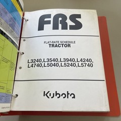 Kubota L3240 L3540 L3940 L4240 L4740 L5040 L5240 L5740 Tractor Workshop Manual