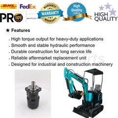 NEW Orbital Motor 1 in Shaft 250 cc for AGT H12/QH12 Excavators Accessories